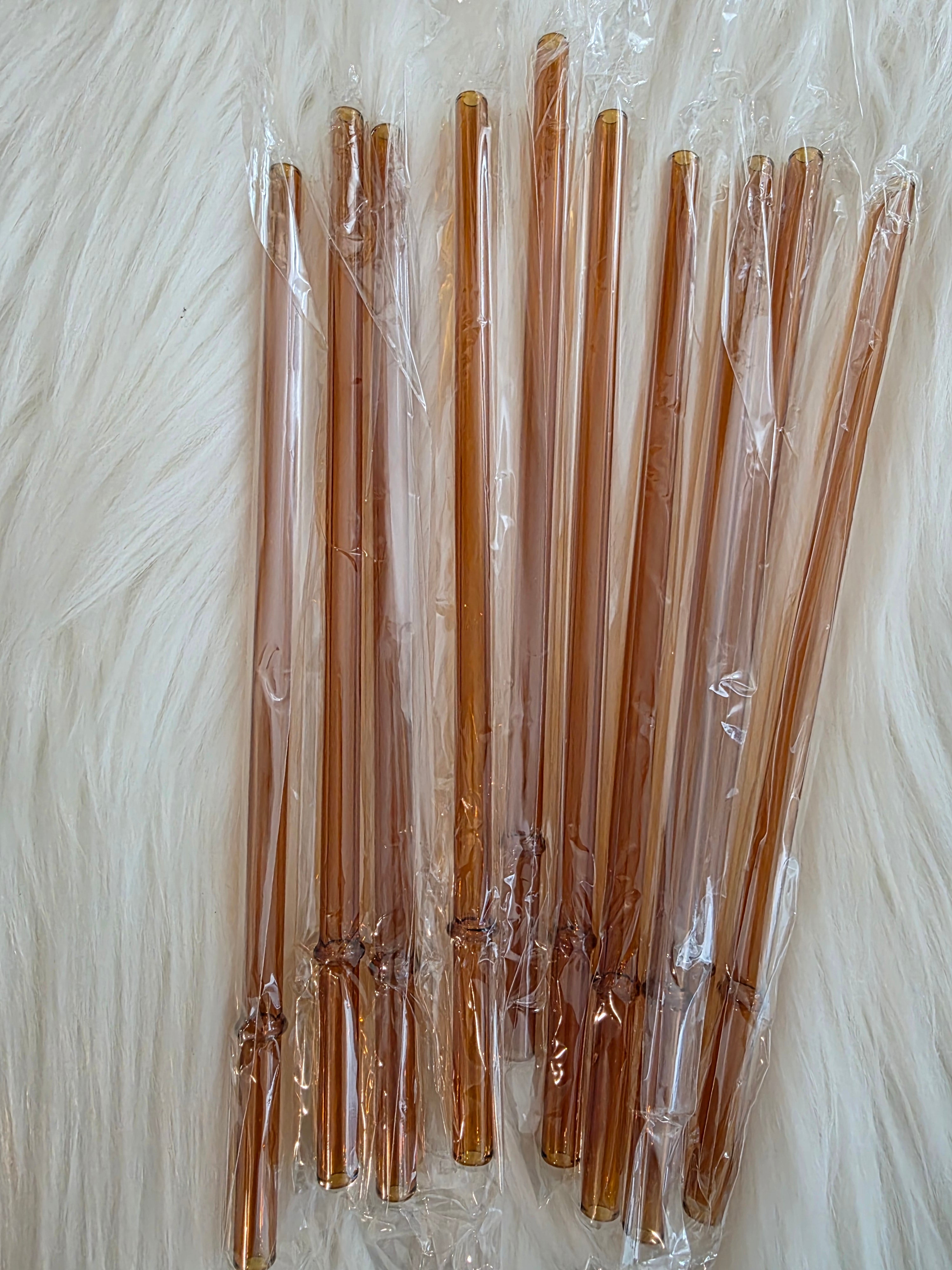 Colored Glass Straw