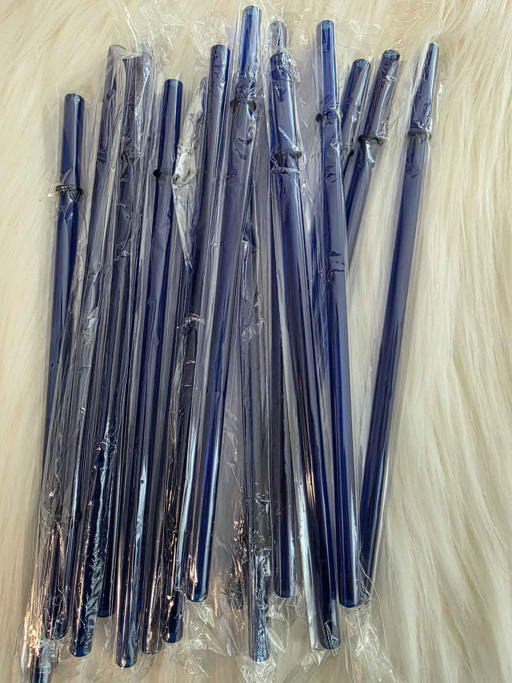 Colored Glass Straw