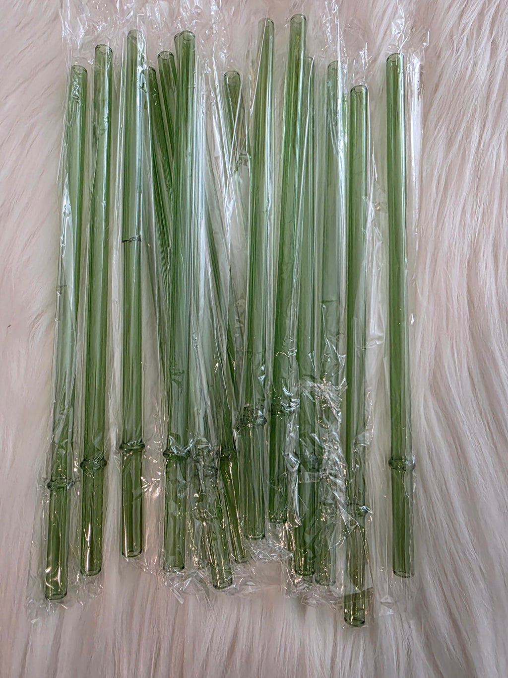 Colored Glass Straw